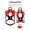 Bike Water Bottle Holder MTB Road Bicycle Water Bottle Cage Colorful Lightweight Cycling Bottle Bracket Bicycle Accessories 4