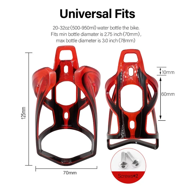 Bike Water Bottle Holder MTB Road Bicycle Water Bottle Cage Colorful Lightweight Cycling Bottle Bracket Bicycle Accessories 4