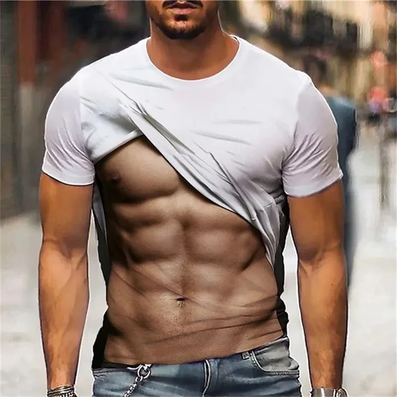 3D Printed T Shirts Men's T Shirt Clothing Summer Tops Short Sleeve Casual Tees