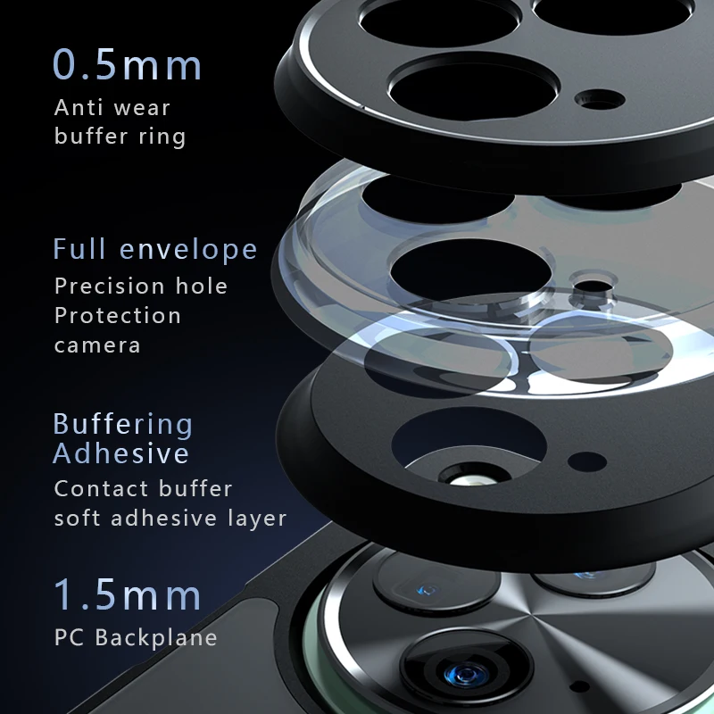 Shockproof Frosted Matte Folding Case - Anti-Fingerprint, Transparent Design