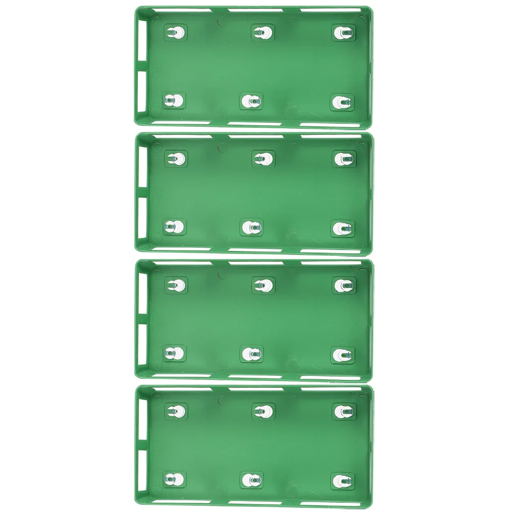 

4 Pcs Six-claw Suction Cup for Wedding Car DIY Flowers Bricks Decor Wet and Dry Mud Holder Plastic Fresh Cage