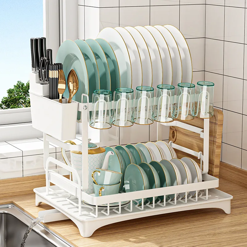 Multifunctional Dish Rack, Dish Bowl Drying Rack, Kitchen Small Space  Storage Artifact - AliExpress