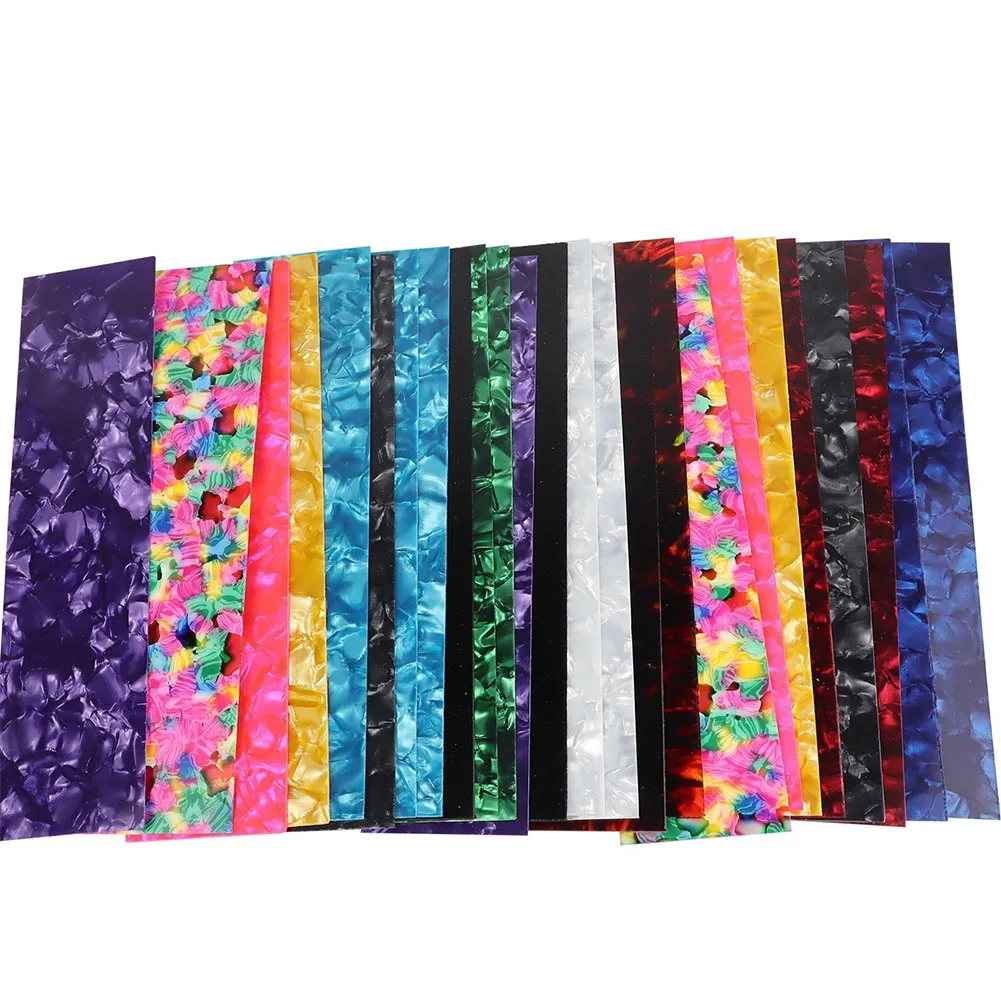 25Pcs Guitar Pick Punch Customize DIY Celluloid Sheet Film Strips Celluloid Guitar Pick Strips Create Picks With Any Picks Maker