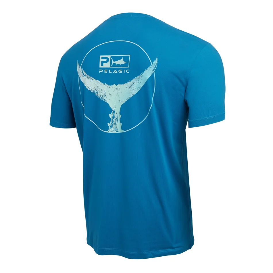 Pelagic Fishing Shirts UPF 50+ T-shirt Tops Men Hooded Fishing