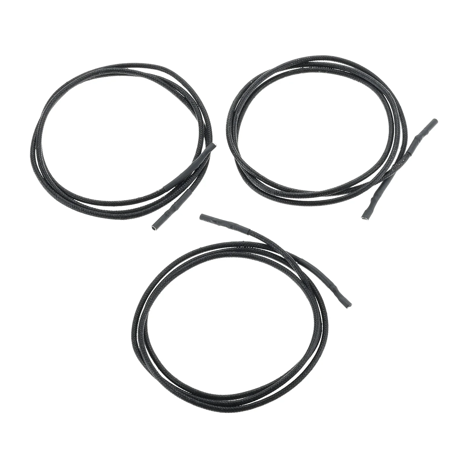 3Pcs Push Button Piezo Ignitor Sparker Cables Replacement for Atwood/Wedgewood RV Range 17-22 Inch Wide Stove 90cm/35inch length