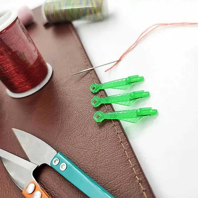 Sewing Machine Needle Threader 100X Simple Hand Sewing Threaders Threader For Needles Quilting Needle Work Handicraft