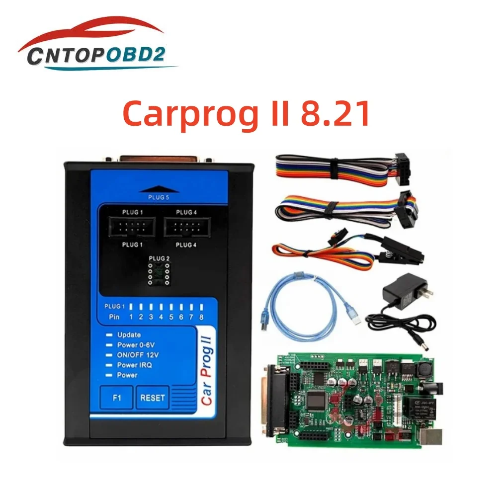

2024 Carprog 2 ECU Программатор подушки безопасности SRS сброс данных об аварии Immo выключенный инструмент двигателя считывание экономия Dataflash радио лучше, чем iprog