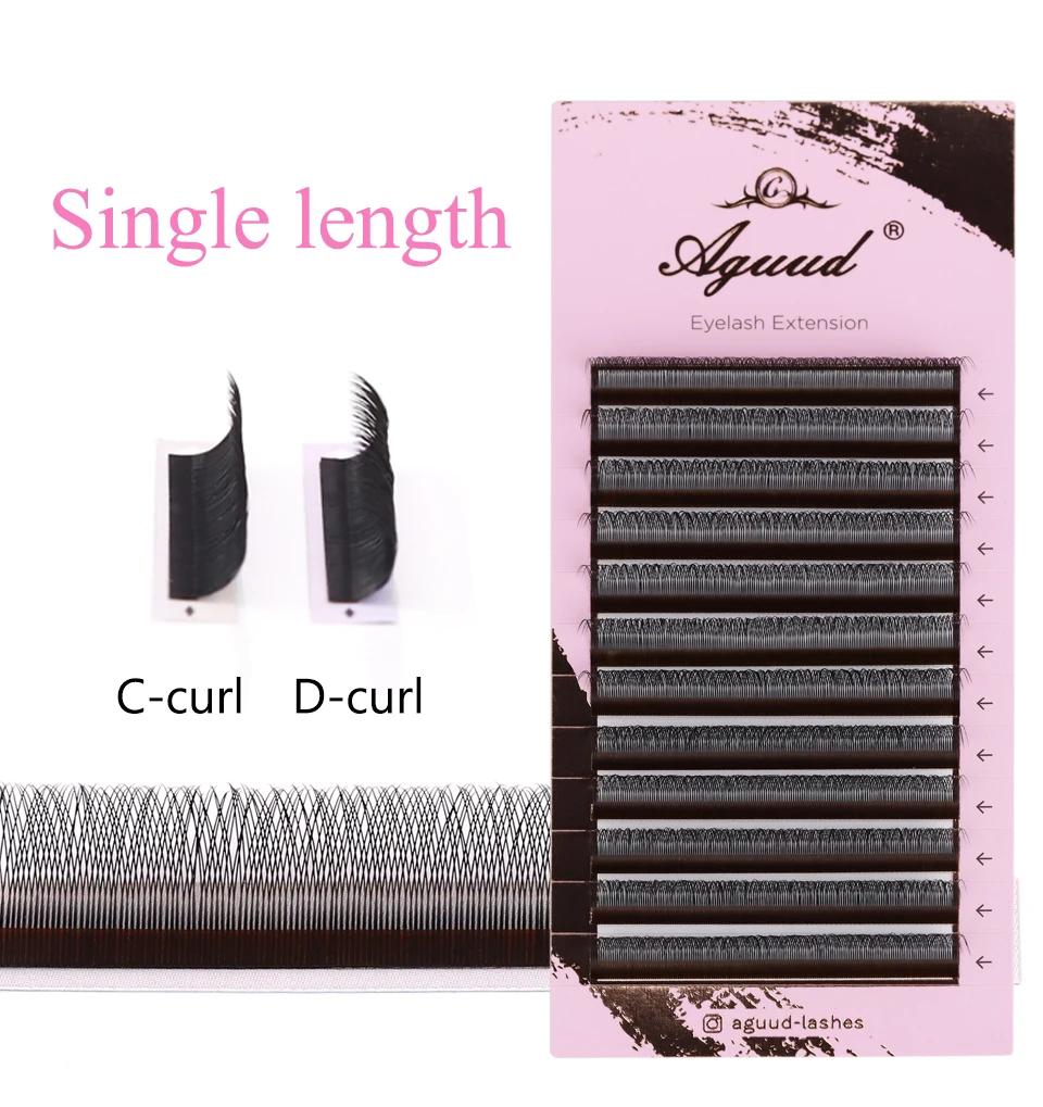 Aguud 2D Y-förmige Wimpern Wimpernverlängerung 3D 4D W-förmig Premium individuelle falsche Wimpern Mesh Net Cross Lash Makeup Zilien – Detail 3