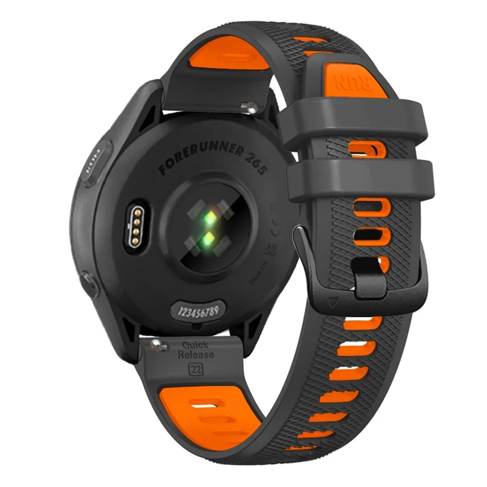 Universal 22mm Sports Silicone Watch Strap - Premium Bracelet Watchband
