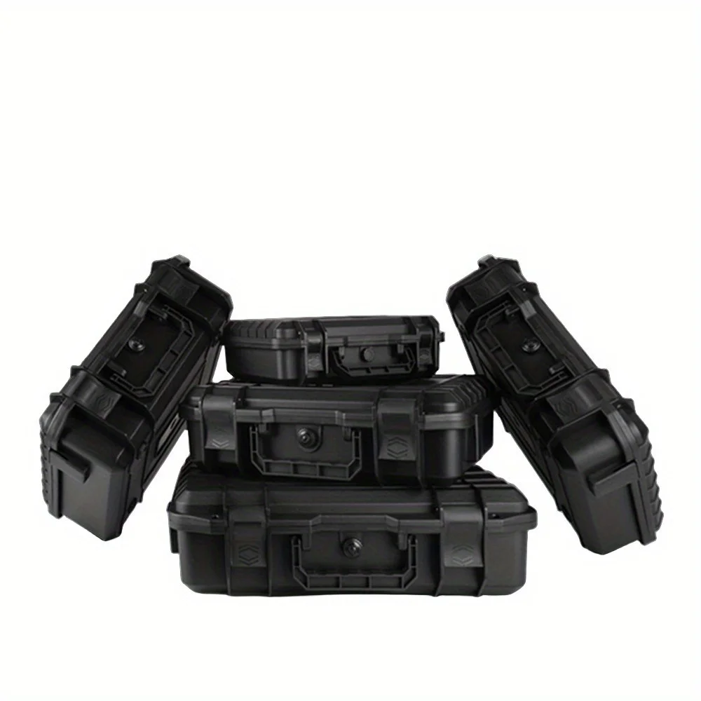 Tool case 1pc Waterproof Hard Carry Case Bag Tool Case Pre-cut Sponge Storage Box Safety Protector Organizer Hardware Toolbox Impact
