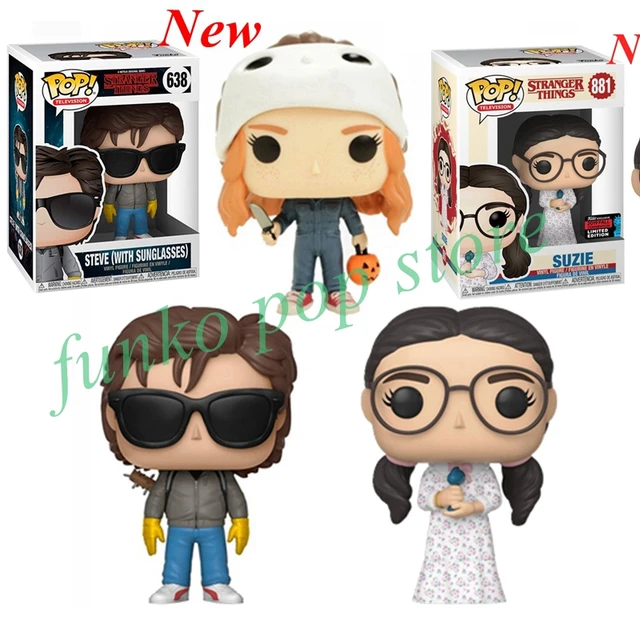 New FUNKO POP Stranger Things Steve #638 Suzie #881 Max(Costume