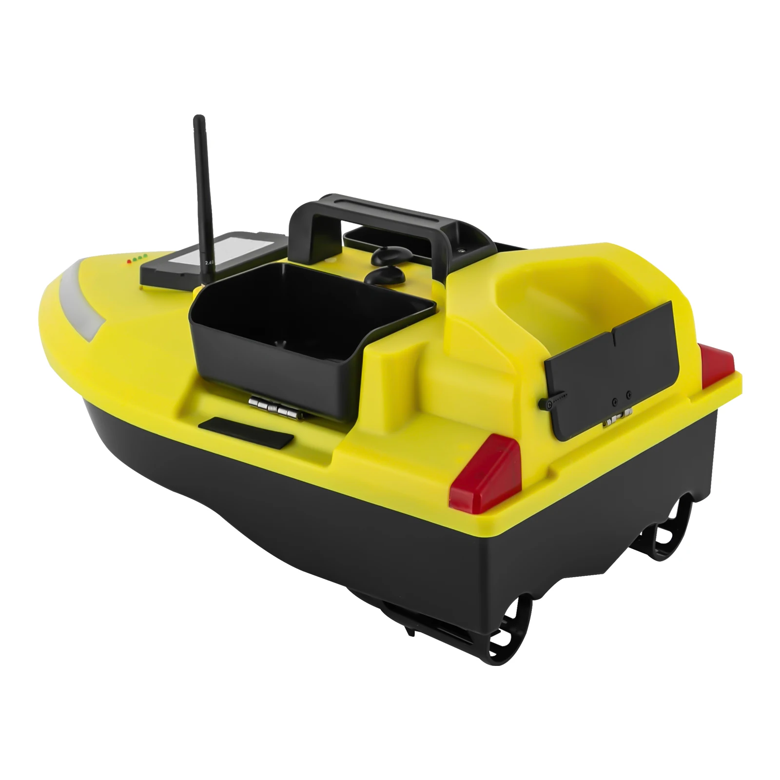 Ferngesteuertes Köderboot RC Angelboot Fischfinder 500m GPS 40 Punkte 12000mAh 4H Doppelmotoren mit Anti-Tangle-Abdeckung für Kajak- und Bootsangeln – Detail 3