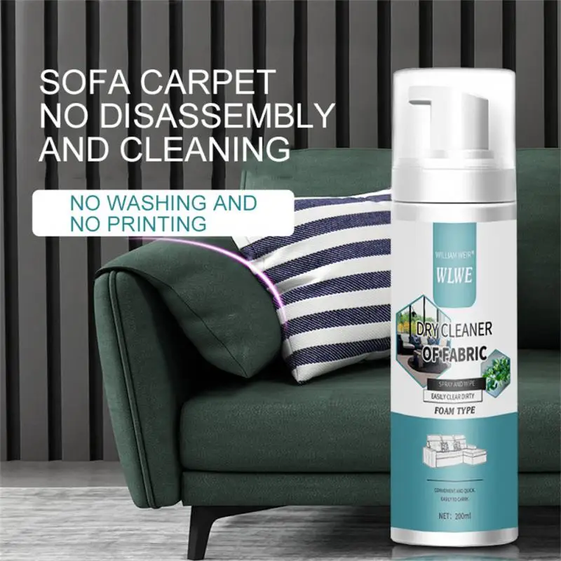 Carpet Cleaning Agent House Cleaning Water-free Mattress Decontamination Ingredient Safety Fabric Cleaner Stubborn Stain Cleaner