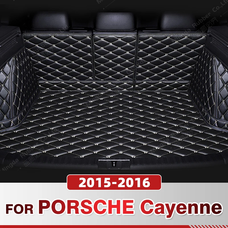 

Автомобильный коврик для багажника с полным покрытием для Porsche Cayenne New Energy 2015 2016, автомобильный коврик для багажника, защитные аксессуары для салона автомобиля
