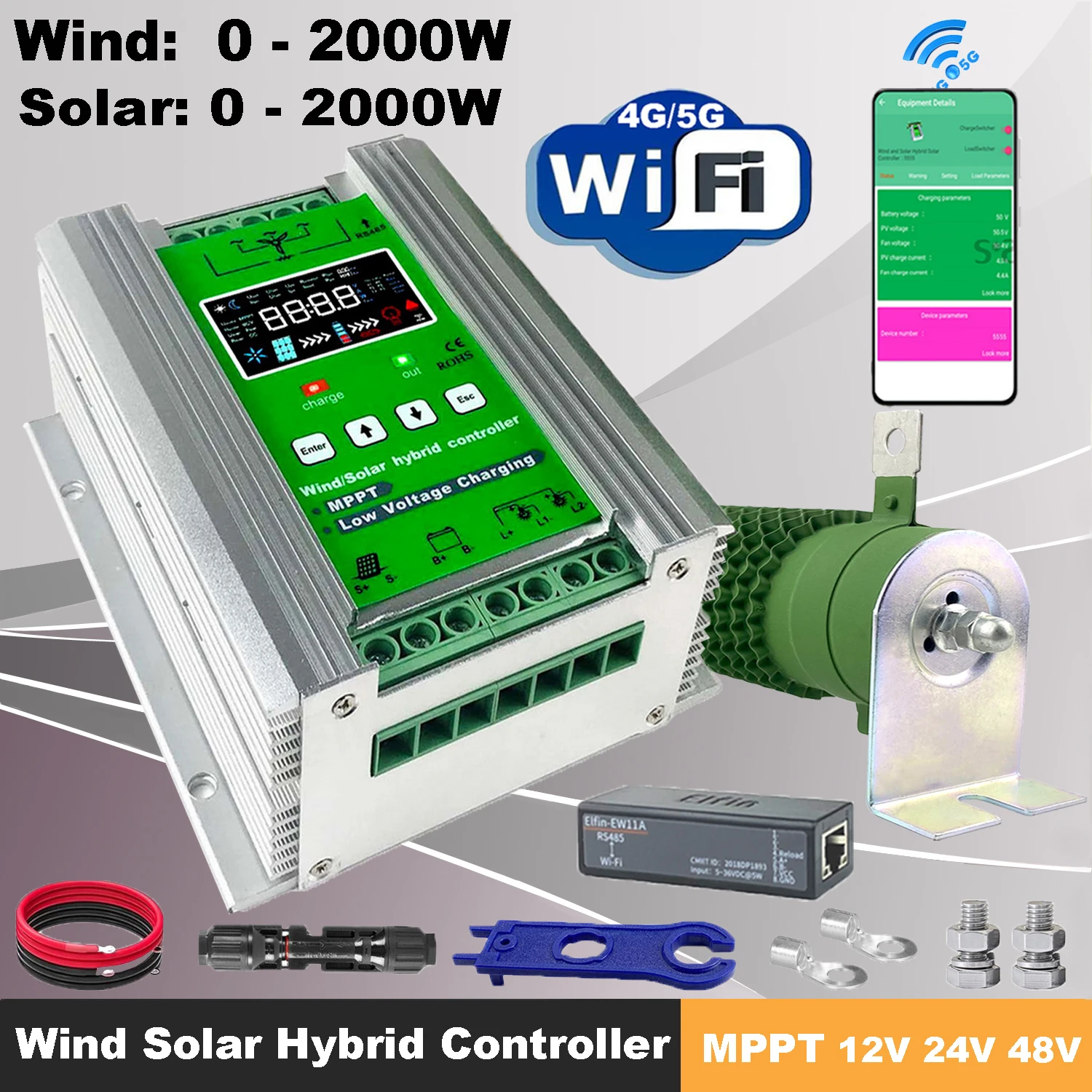 

Гибридный контроллер солнечной энергии, 12 В, 24 В, 48 В, 4000 Вт, 3000 Вт, а, 80 А, 20 А