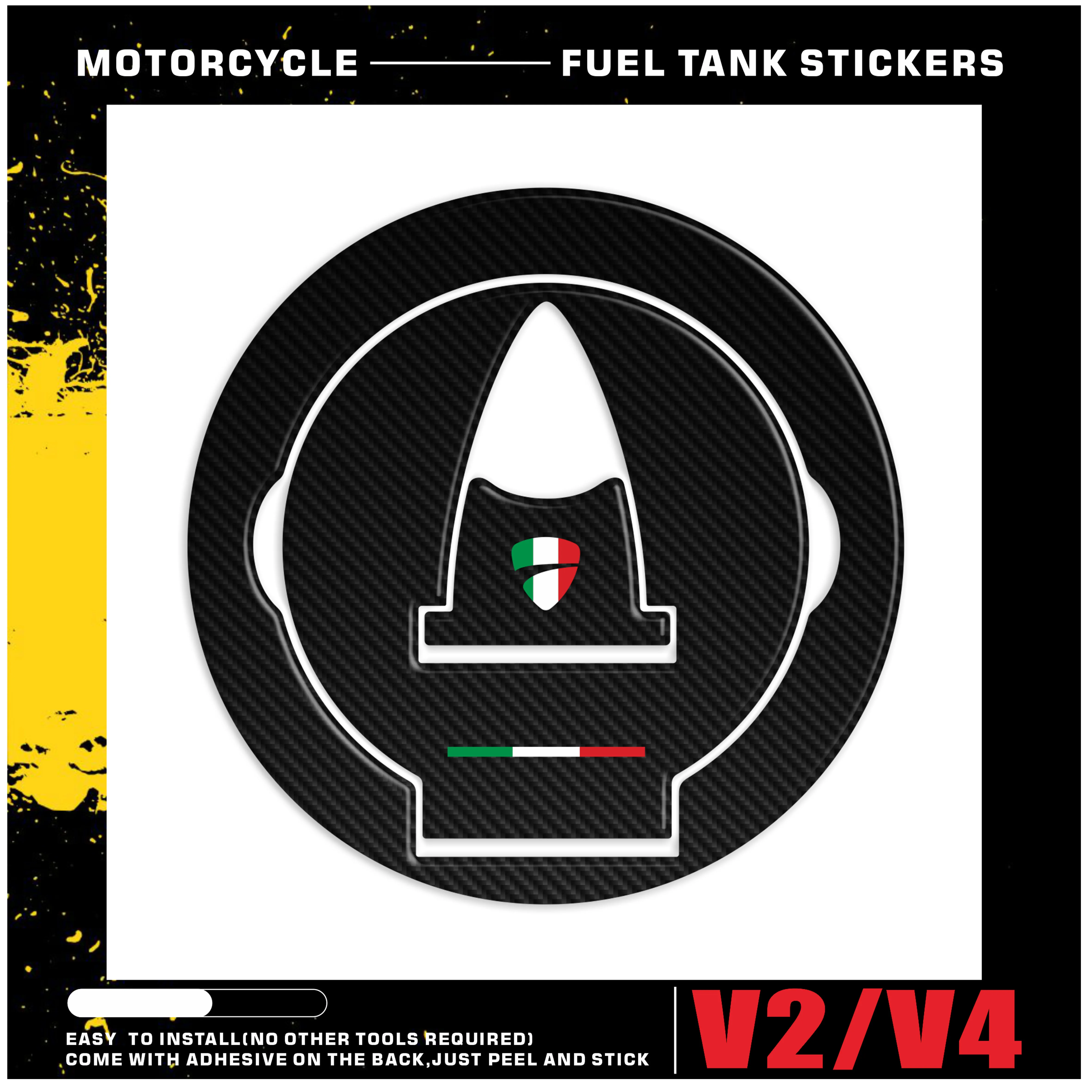 

Rear Tail Sticker Decal Fairing Shell Replica Carbon Fiber For Panigale V4 V4S V4R V2 Streetfighter V4 V4S SP