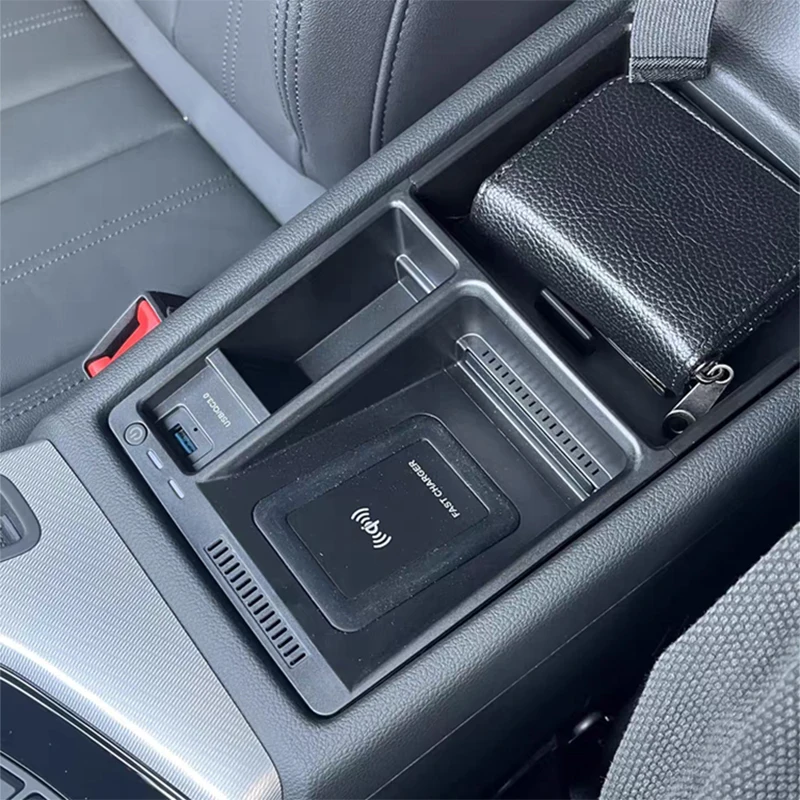 차량용 무선 휴대폰 충전기 고속 충전기, 충전 플레이트 패드 충전 거치대, 아우디 A4 B9 S4 RS4 A5 S5 RS5 2017-2022, 15W - AliExpress 34