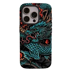 Exquisite Dragon Design Protective Phone Case with Dual - Layer Film Shell Cover - iPhone 6 s (Jing010)