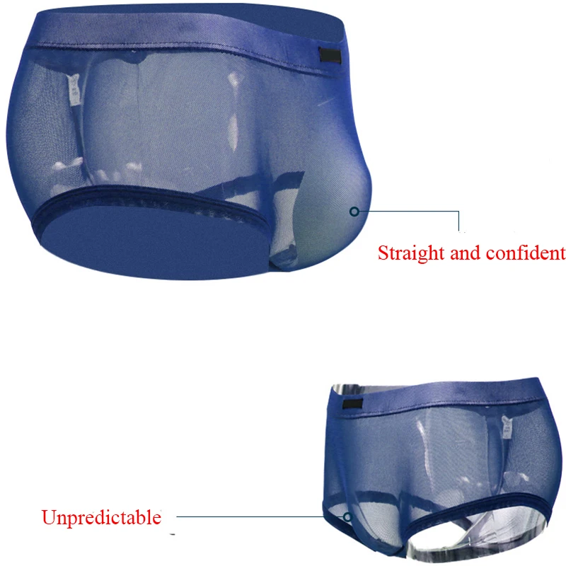 Description Picture 6 of itemCLEVER-MENMODE Enhancer Sponge Pad Underwear Briefs Cup Men Sexy Penis Bulge Pouch Push Up Underpants Padded Panties Pad hombre