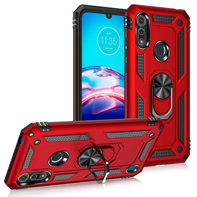 Phone Waterproof Case Iphone Case Magnetic Wireless Charging Case Phone Case Magnetic Case Magsafe Case Phone Protector Cover Leather Phone Case Ipod Cover Case Plastic Casing For Motorola Moto E5 E6 Plus E7 E7i Power Case Shockproof Magnetic ring Bracket Cover For Moto E6S E6i E