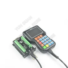 

Handheld Offline CNC Motion Controller USB G Code Remote Button 3 4 5 Axis MPG Control System for Stepper Servo Motor Engraving
