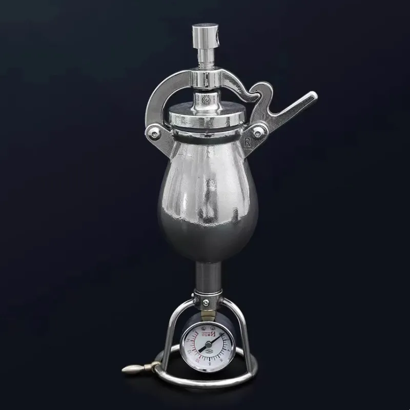 304 Stainless Steel Household Mini Popcorn Machine Explosion Cereal Amplifier Small Household Hand Crank Popcorn Machine 5