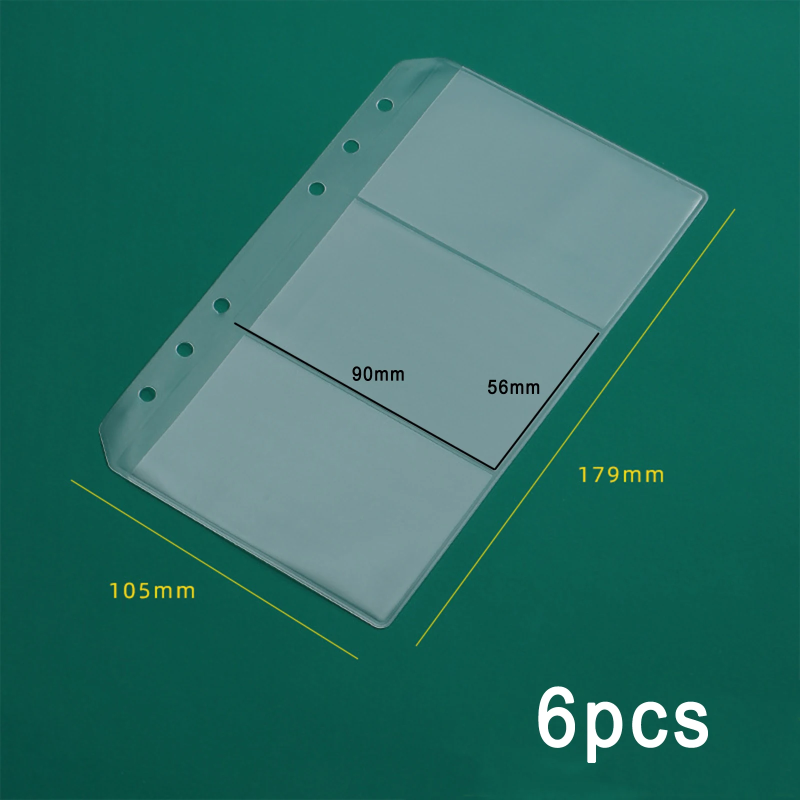 Clear Zipper Binder Pockets