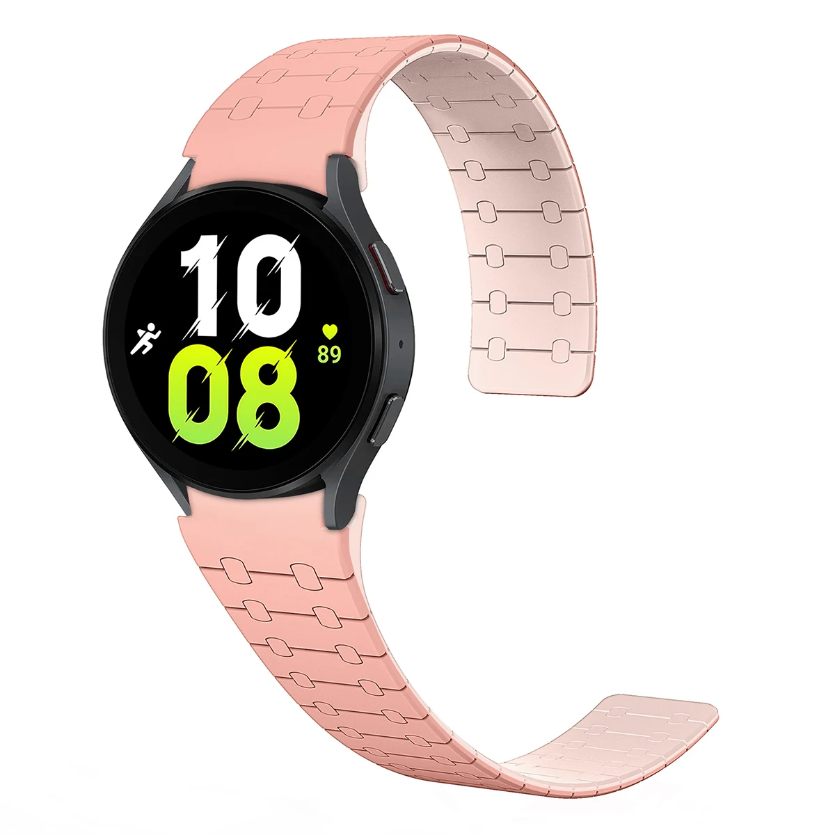 Premium 20mm No Gaps Magnetic Silicone Watch Band Bracelet
