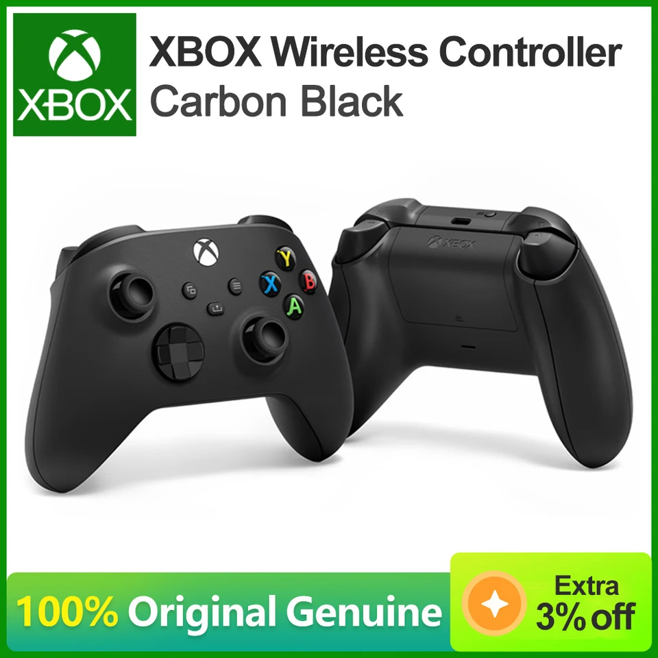 GAMEPAD MICROSOFT XBOX S/X INALAMBRICO CARBON BLACK