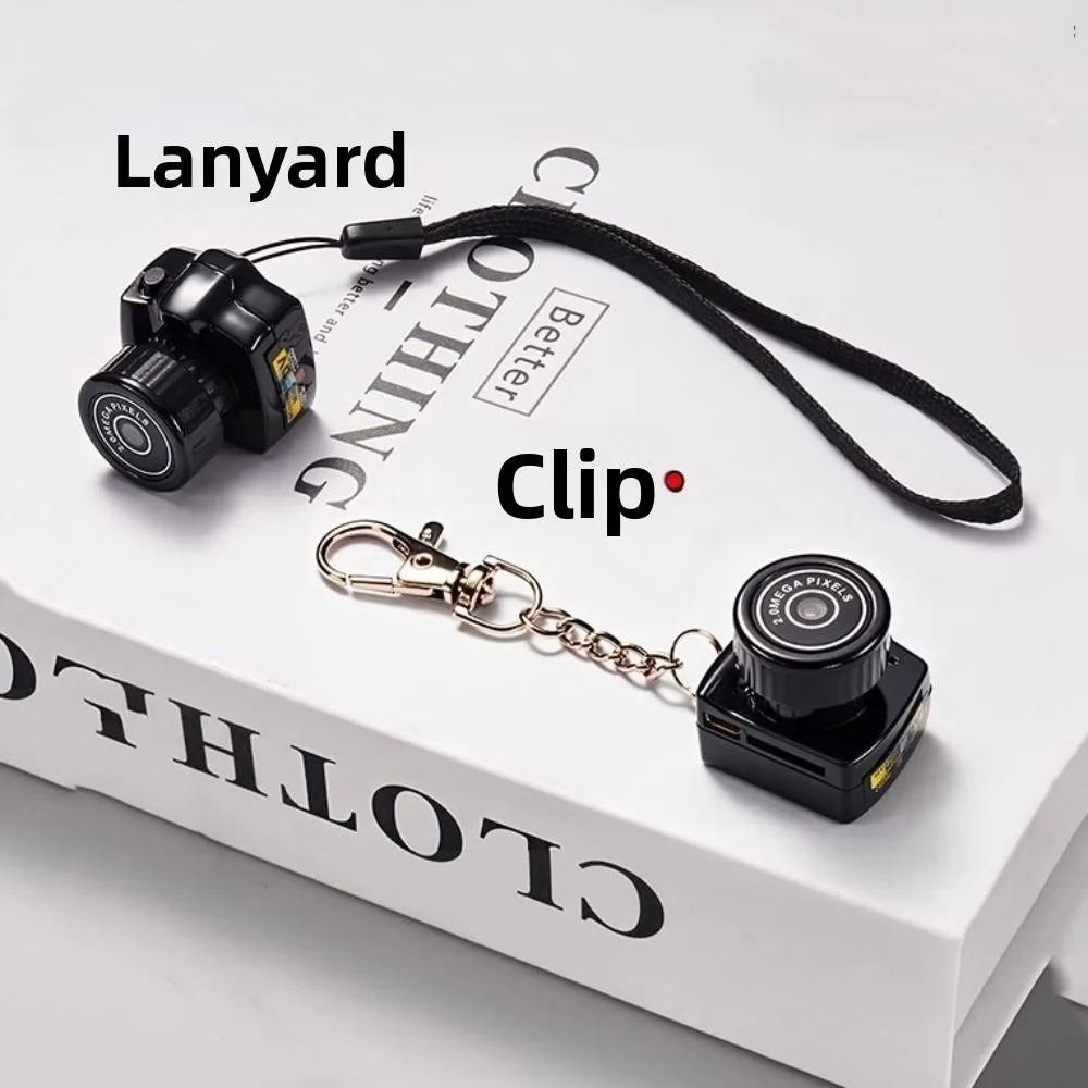 Security Secret Camera Audio Recorder Tiny Mini Camera HD Video Mini Camera for Kids Black Portable Y2000 Mini Camcorder Travel