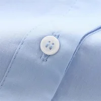 Autumn New European and American Loose Collar Curled Wide Sleeve Cotton Blended Buckle Poplin Shirt - Image 6