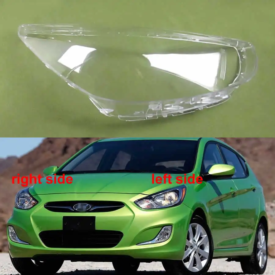 For Hyundai Accent 2011 2012 2013 2014 Headlight Cover Lens Shell Headlamp Cover Lampshade