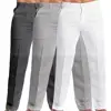2023 Men's Stand Pocket Casual Linen Pants Solid White Gray Trouser Plus Size 3xl Mens Elegant Fashion Sweatpants Men Streetwear 2