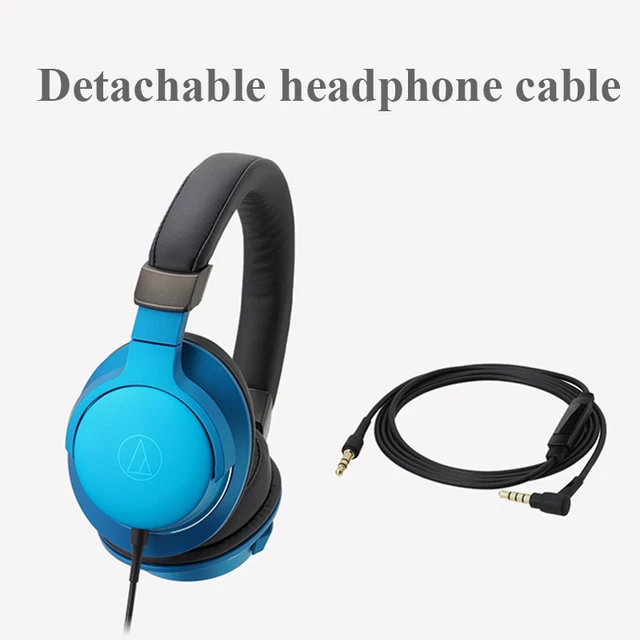 100% Original Audio-Technica ATH-AR5iS Wired Headphone Hifi Foldable Remote Control With Mic Hifi Earphone 3