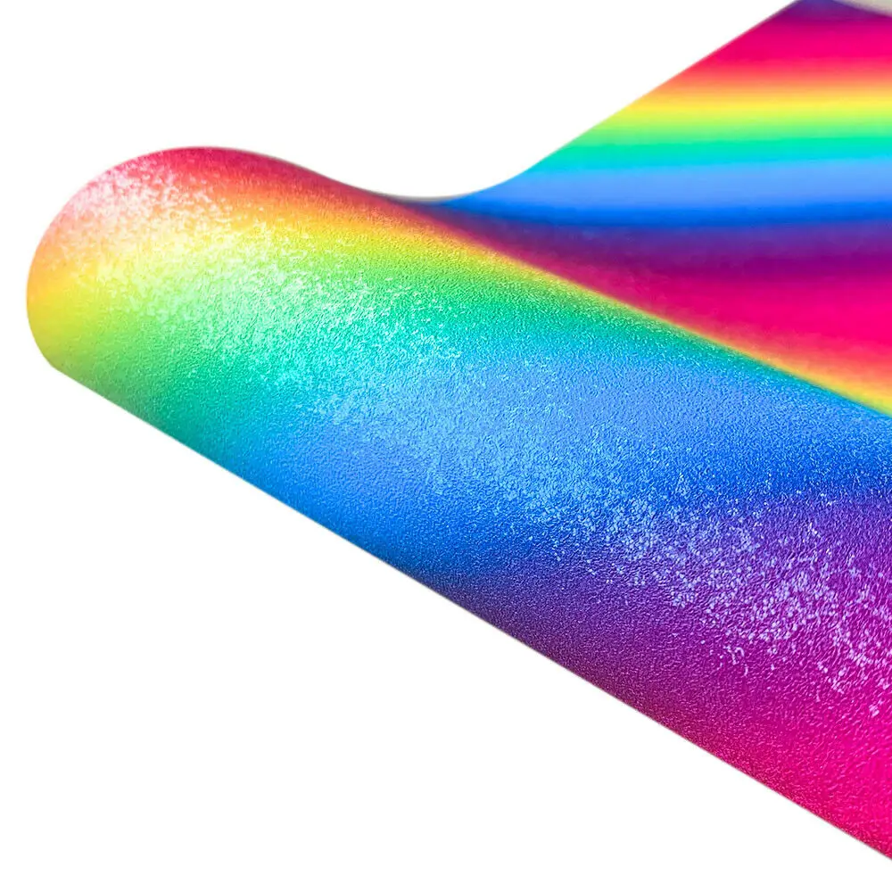 Vibrant Sparkle Rainbow Plaid Adhesive Vinyl Sheet Set – 26 Assorted Colors for Creative DIY Projects
