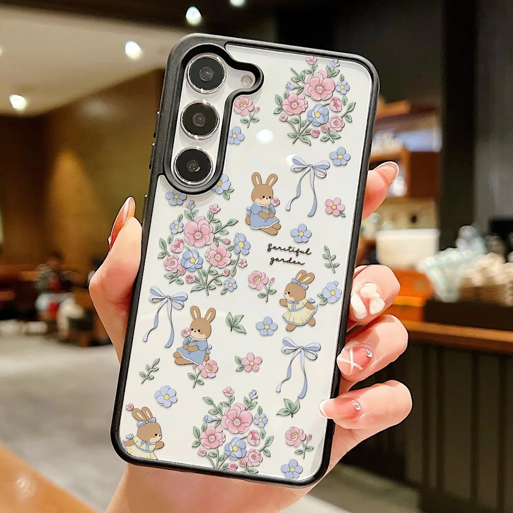 Cute Flower Matte Shockproof Phone Case