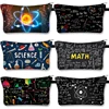 Math Formula Geometry Science Mathematical Cosmetic Case Cute Makeup Bags For Travel Experiment Storage Lipstick Bag Gift 1