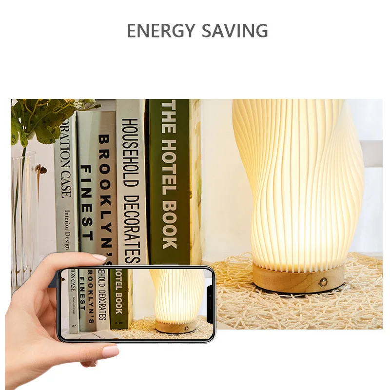French Cream 3d Desk Lamp