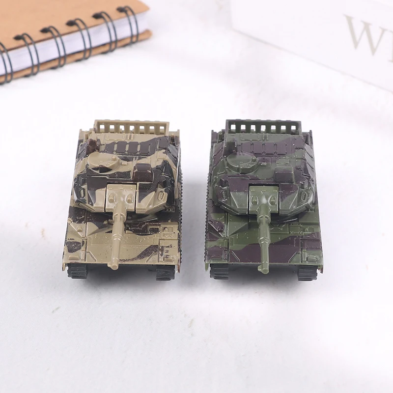 

1Pc Mini Tank Simulation Model Children Pull Back Toy Desktop Decor Birthday Gift Kids Toys Random Color