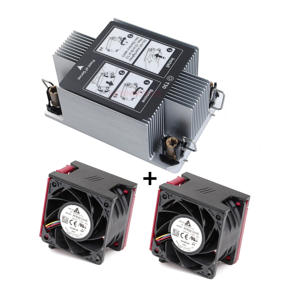 

Оригинальный Для Proliant DL380 G10 Plus Стандартный радиатор P26491-001 P14966-001 и Fan P14903-001 P21640-001