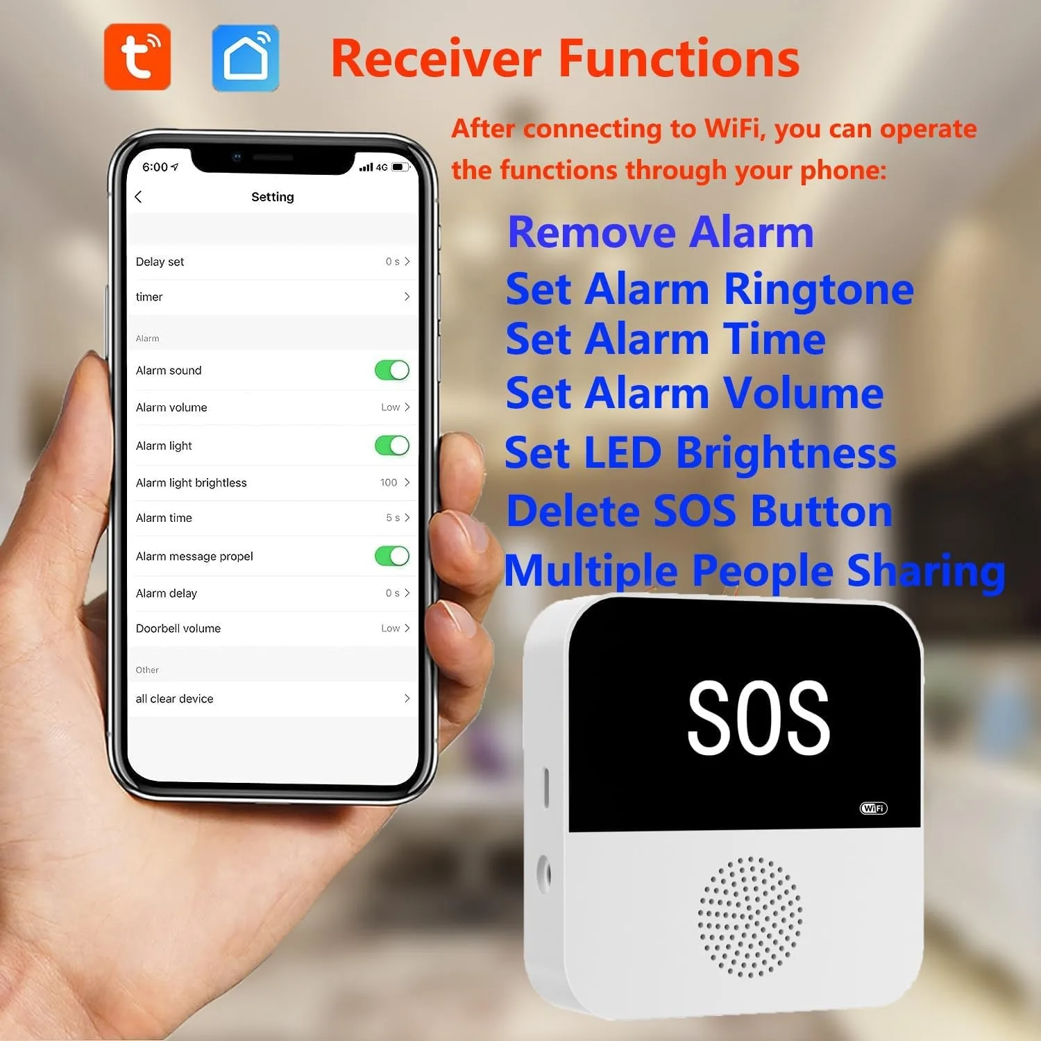 نظام تنبيه لاسلكي مصمم لكبار السن في البيئة المنزل...