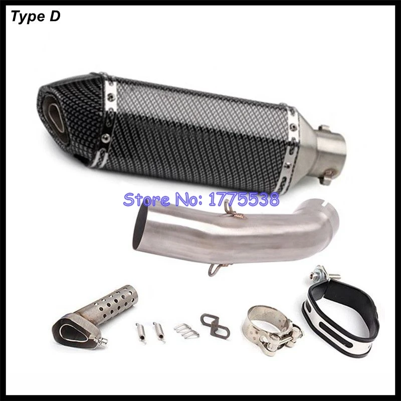 For KTM 390 250 Adventure ADVMotorcycle Exhaust Escape Moto Muffler Middle Link Pipe DB Killer for KTM 390 ADV 250 ADV 2020-2022 - Image 3