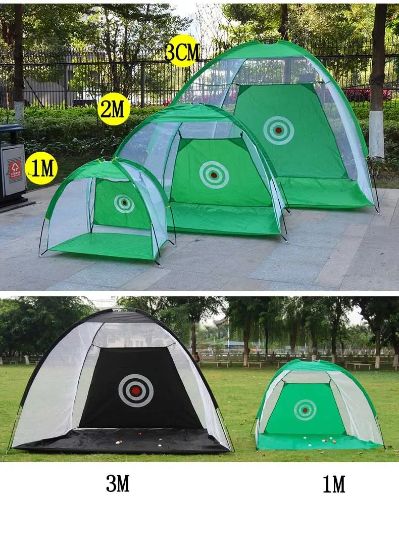 2M Golf Praxis Net Golf Schlagen Käfig Indoor Outdoor Garten Grasland Praxis Zelt Golf Training Hause Sport Ausrüstung XA147 + A – Detail 3