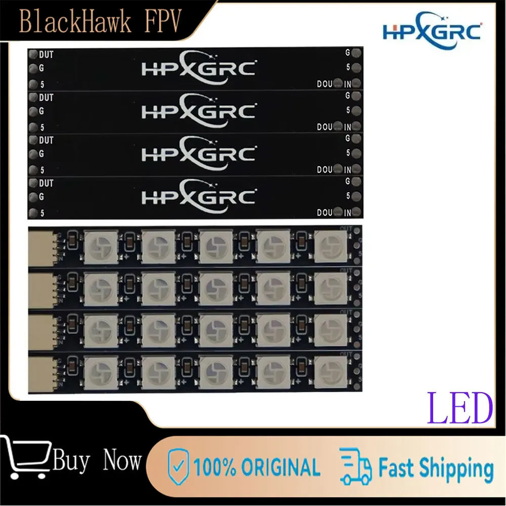 แถบไฟ LED โดรน RGB 5 แถบ ติดตั้งง่าย โปรแกรมได้