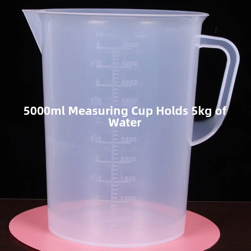 Large Plastic Measuring Cup with Sc for Tea op Tools Home Use 5000ml Kitchen Cooking Utensils Baking DIY Equipment