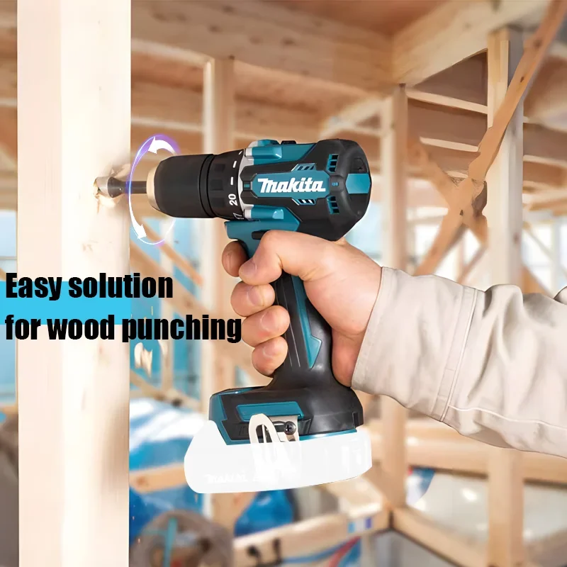 Makita DDF487 18V Screwdriver Cordless Percussion Drill Electric Variable Speed Brushless Motor Impact Power Tools Power Drill 6