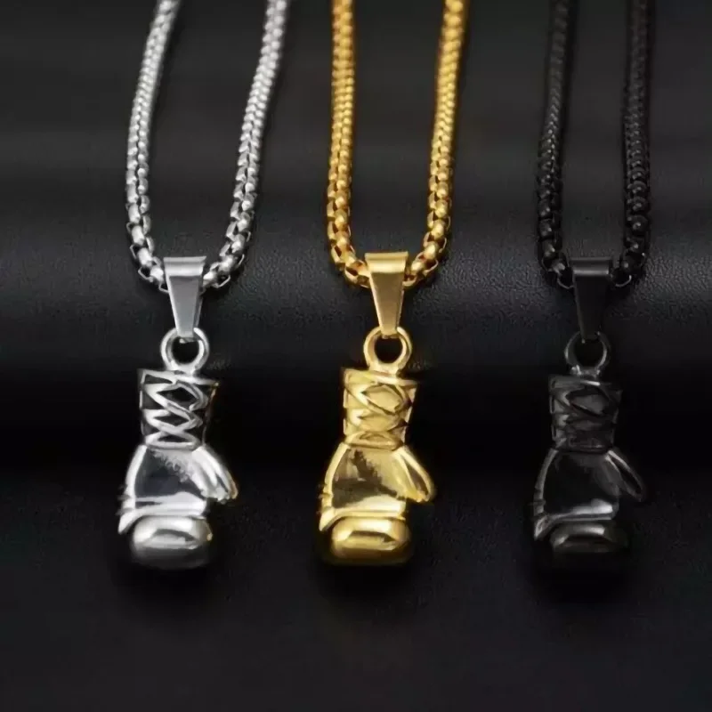 【LB掲載】PDPAOLA◆ボクシンググローブ ネックレスチャーム◆ ステンレス ボクシング ネックレス ダブルグローブ 拳