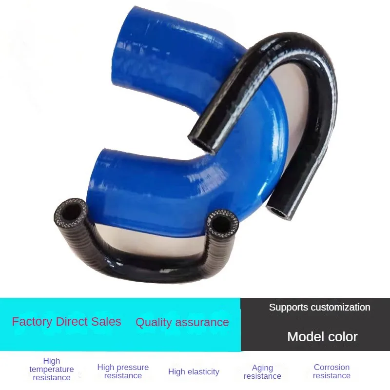 Turbocompressor Conexão Pipe, ID 8-83mm, 180 graus