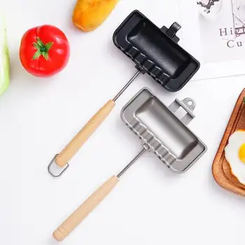 양면 샌드위치 베이킹 팬, 샌드위치 몰드, 붙지 않는 샌드위치 메이커 기계, 빵 와플 팬케이크 베이킹 바베큐