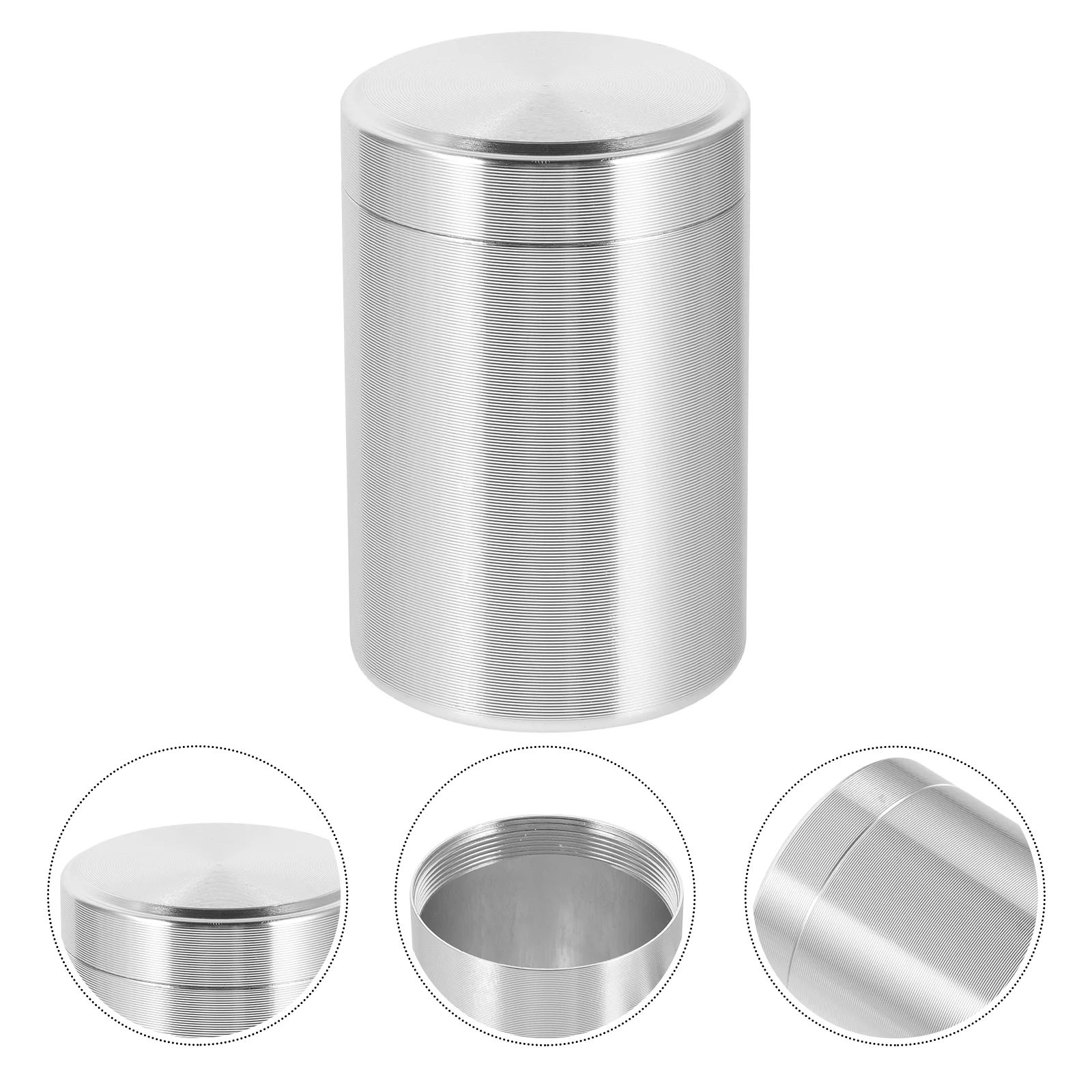 Titanium Alloy Tea Pot Coffee Jar Accessory Metal Dried Fruit Portable Can Storage Container Canister